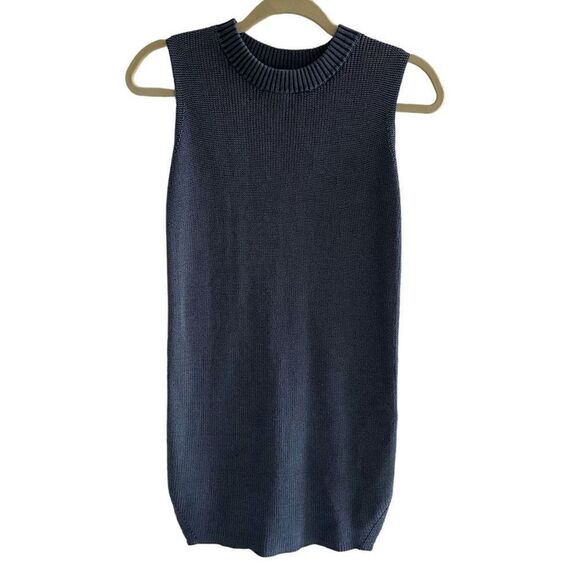 Callahan Revolve Blue Sleeveless Knit Tunic Sweater Top Women’s Size XS - Picture 2 of 5
